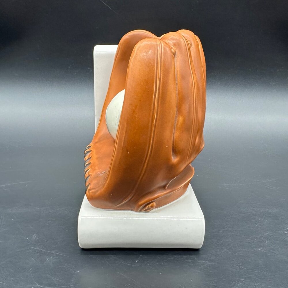 Vintage Bookend Lefton Japan Ceramic Baseball Glove Ball Sports Decor Figurine - Picture 4 of 12